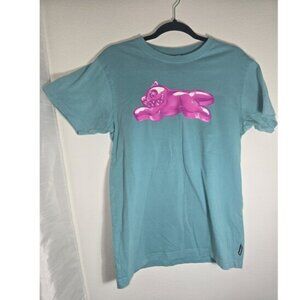 Ice Cream Running Diamond Dog Teal T Shirt, Size Small Billionaire Boys Club